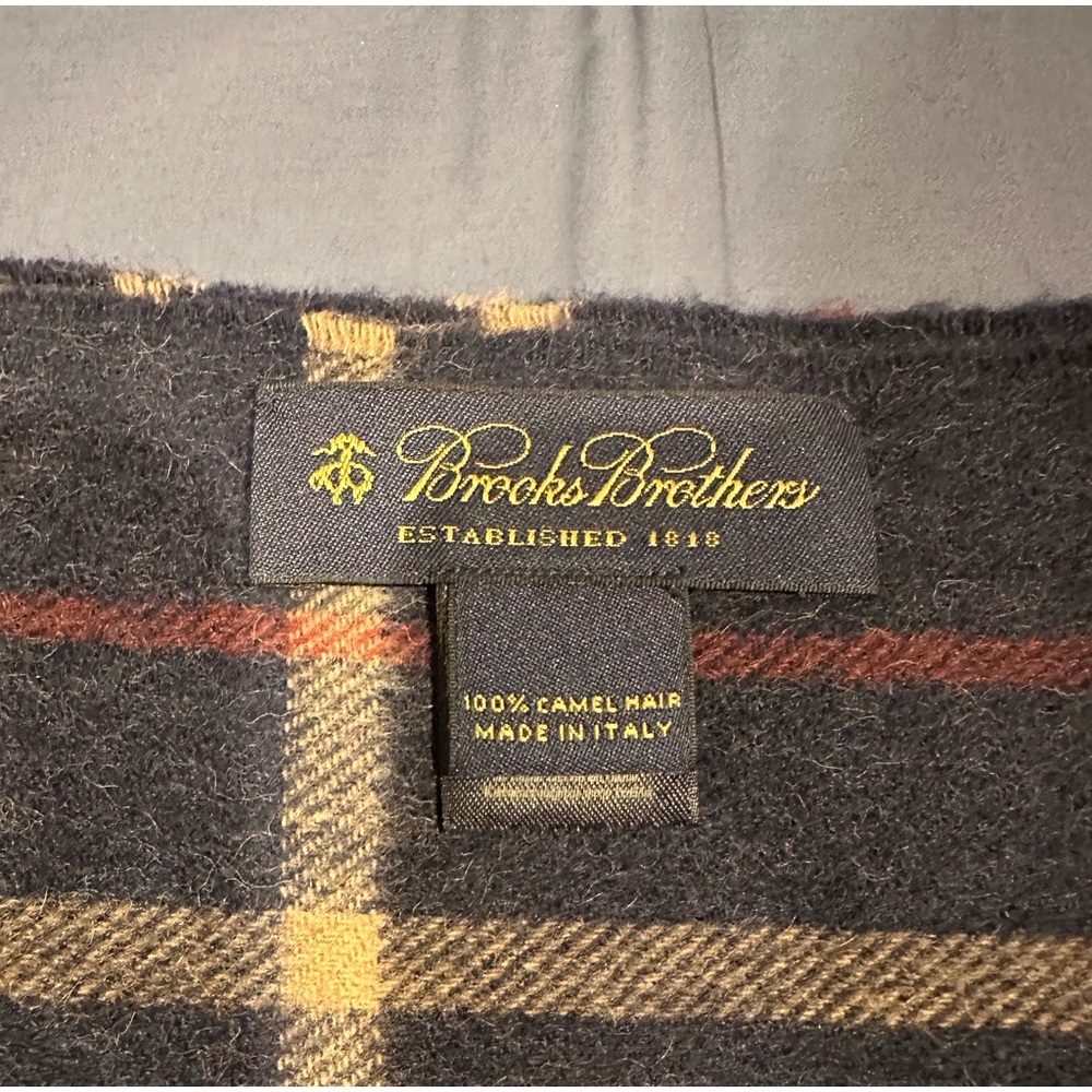 Brooks Brothers Camel Hair Scarf